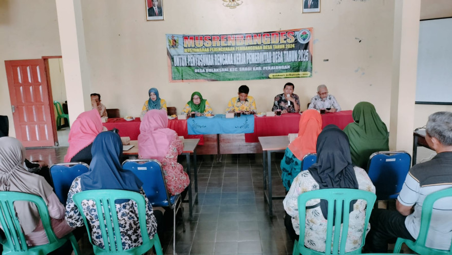 MUSRENBANGDES Desa Bulaksari Tahun 2024